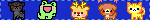 Silly animals favicons